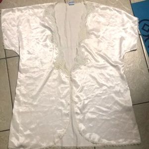 Lingerie White Sleepwear Lace Coverup